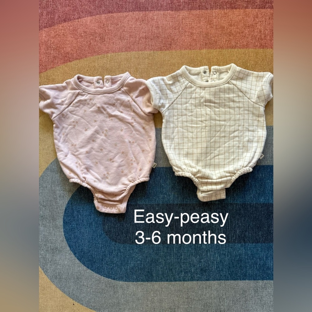 Easy-peasy bubble rompers bodysuit onesies (bundle of 2)